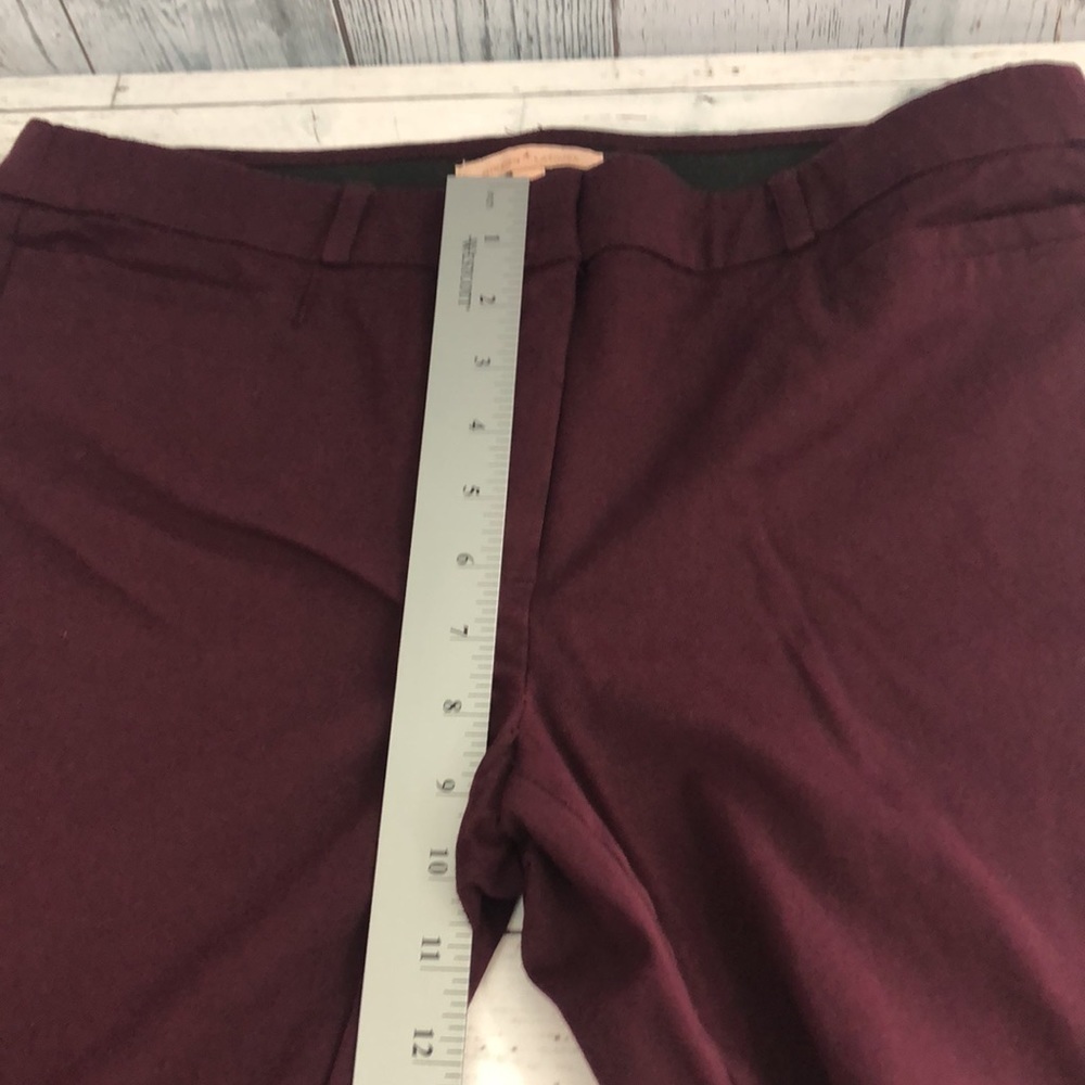 Gibson Latimer Burgundy Bootcut Pants 8 - Picture 9 of 10